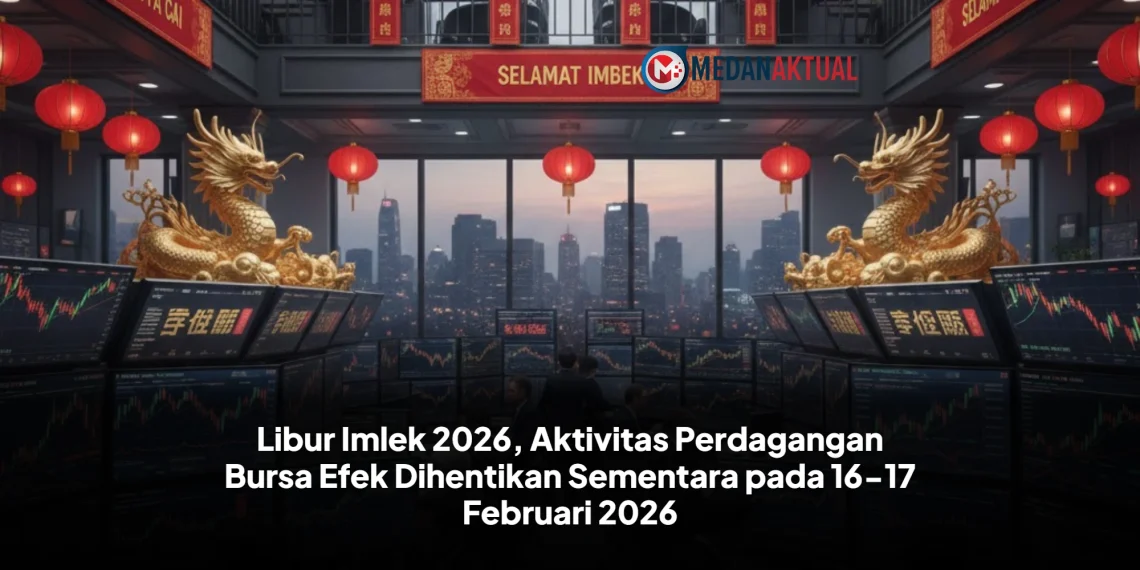Libur Imlek 2026, Aktivitas Perdagangan Bursa Efek Dihentikan Sementara pada 16-17 Februari 2026