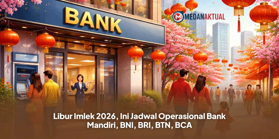 Libur Imlek 2026, Ini Jadwal Operasional Bank Mandiri, BNI, BRI, BTN, BCA