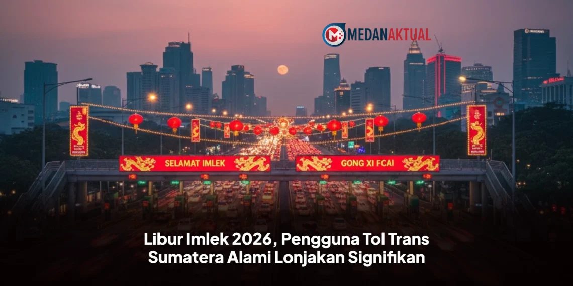 Libur Imlek 2026, Pengguna Tol Trans Sumatera Alami Lonjakan Signifikan