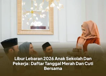 Libur Lebaran 2026 Anak Sekolah Dan Pekerja: Daftar Tanggal Merah Dan Cuti Bersama