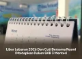 Libur Lebaran 2026 Dan Cuti Bersama Resmi Ditetapkan Dalam SKB 3 Menteri