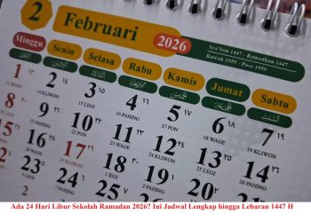 Ada 24 Hari Libur Sekolah Ramadan 2026? Ini Jadwal Lengkap hingga Lebaran 1447 H