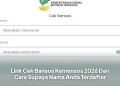 Link Cek Bansos Kemensos 2026 Dan Cara Supaya Nama Anda Terdaftar