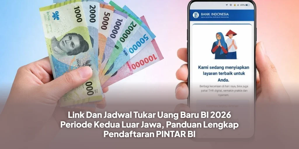 Link Dan Jadwal Tukar Uang Baru BI 2026 Periode Kedua Luar Jawa, Panduan Lengkap Pendaftaran PINTAR BI