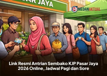 Link Resmi Antrian Sembako KJP Pasar Jaya 2026 Online, Jadwal Pagi dan Sore