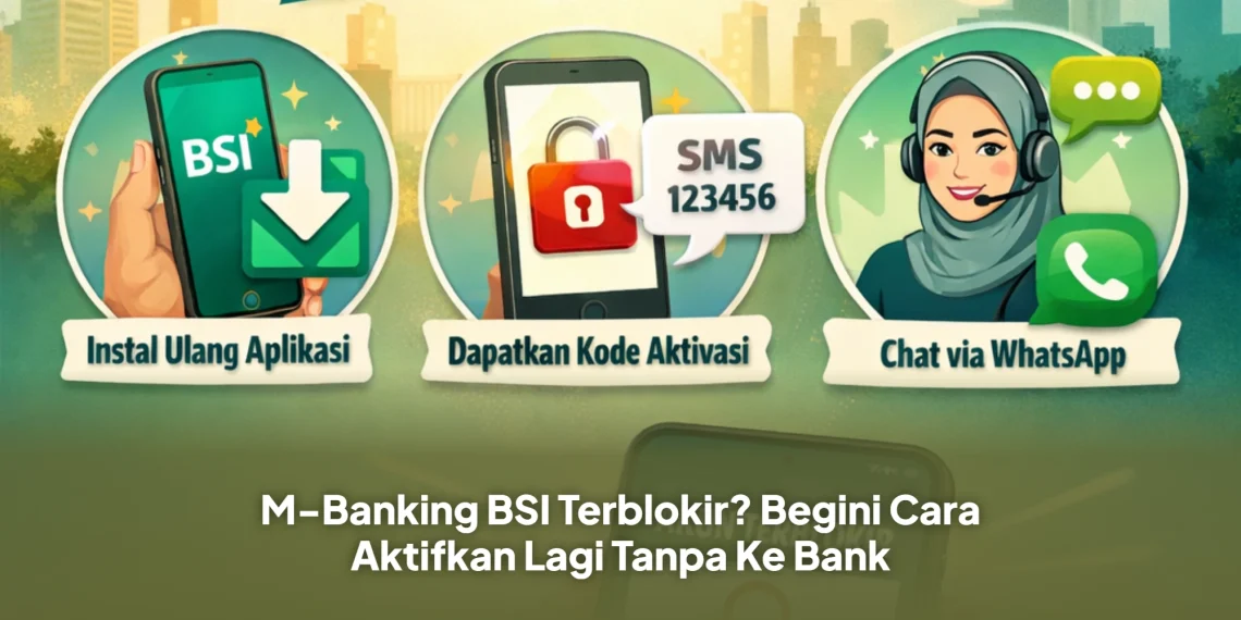 M-Banking BSI Terblokir? Begini Cara Aktifkan Lagi Tanpa Ke Bank