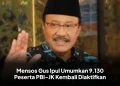 Mensos Gus Ipul Umumkan 9.130 Peserta PBI-JK Kembali Diaktifkan