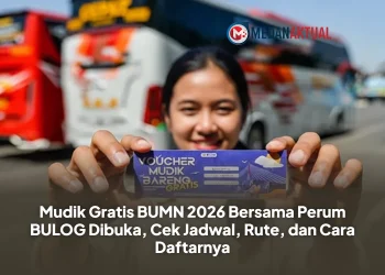 Mudik Gratis BUMN 2026 Bersama Perum BULOG Dibuka, Cek Jadwal, Rute, dan Cara Daftarnya