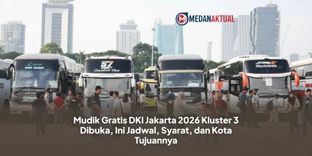 Mudik Gratis DKI Jakarta 2026 Kluster 3 Dibuka, Ini Jadwal, Syarat, dan Kota Tujuannya