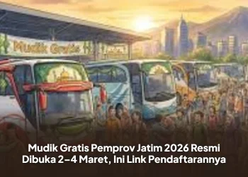 Mudik Gratis Pemprov Jatim 2026 Resmi Dibuka 2–4 Maret, Ini Link Pendaftarannya