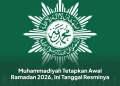 Muhammadiyah Tetapkan Awal Ramadan 2026, Ini Tanggal Resminya