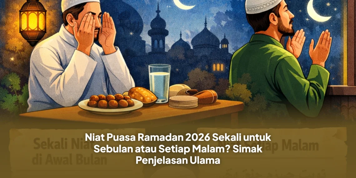 Niat Puasa Ramadan 2026 Sekali untuk Sebulan atau Setiap Malam? Simak Penjelasan Ulama
