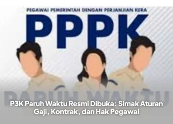P3K Paruh Waktu Resmi Dibuka: Simak Aturan Gaji, Kontrak, dan Hak Pegawai