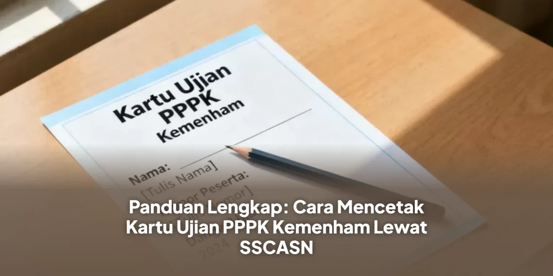 Panduan Lengkap: Cara Mencetak Kartu Ujian PPPK Kemenham Lewat SSCASN