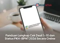 Panduan Lengkap Cek Desil 1–10 dan Status PKH-BPNT 2026 Secara Online