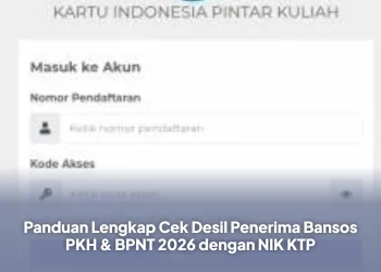 Panduan Lengkap Cek Desil Penerima Bansos PKH & BPNT 2026 dengan NIK KTP