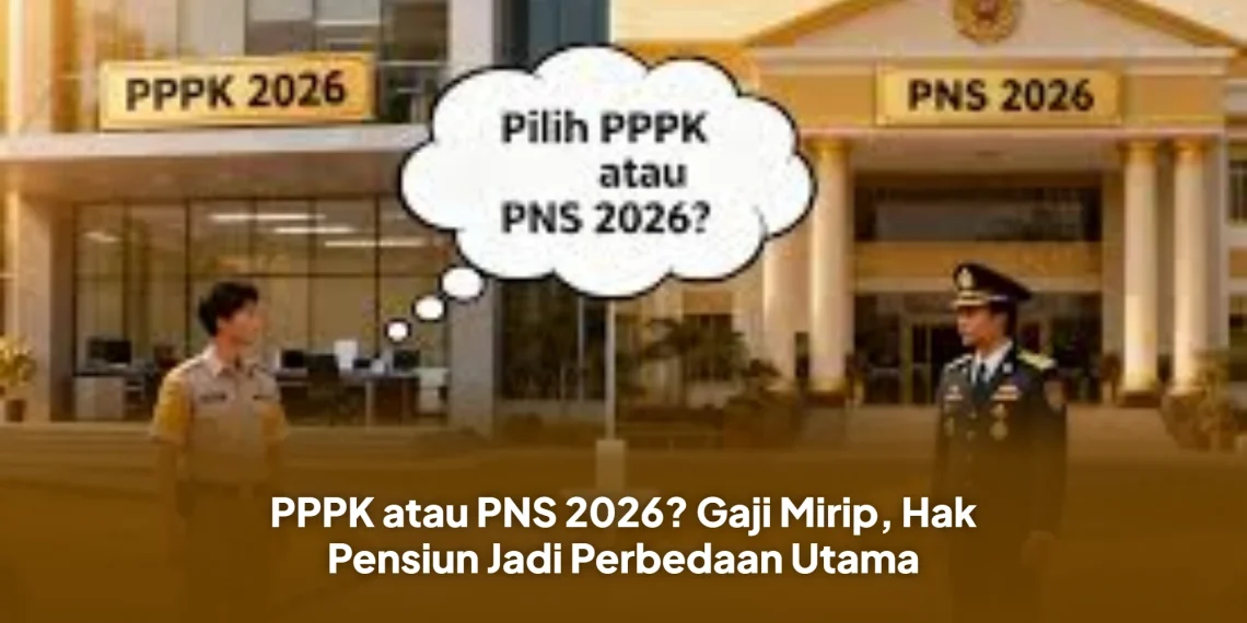 PPPK atau PNS 2026? Gaji Mirip, Hak Pensiun Jadi Perbedaan Utama