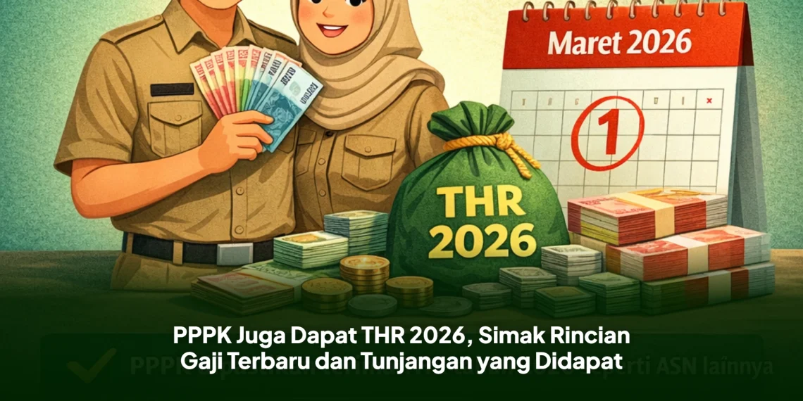 PPPK Juga Dapat THR 2026, Simak Rincian Gaji Terbaru dan Tunjangan yang Didapat