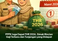 PPPK Juga Dapat THR 2026, Simak Rincian Gaji Terbaru dan Tunjangan yang Didapat