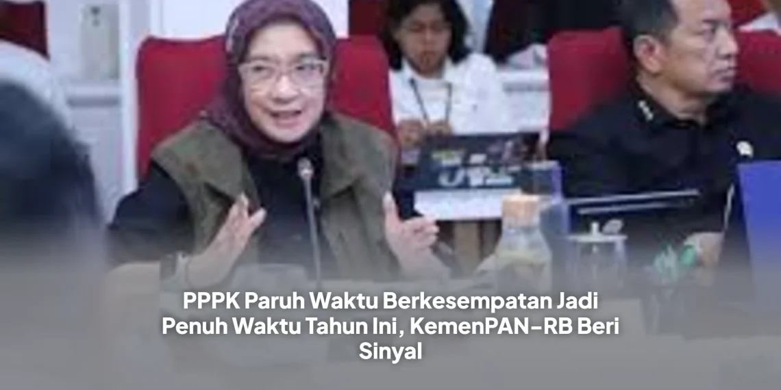 PPPK Paruh Waktu Berkesempatan Jadi Penuh Waktu Tahun Ini, KemenPAN-RB Beri Sinyal