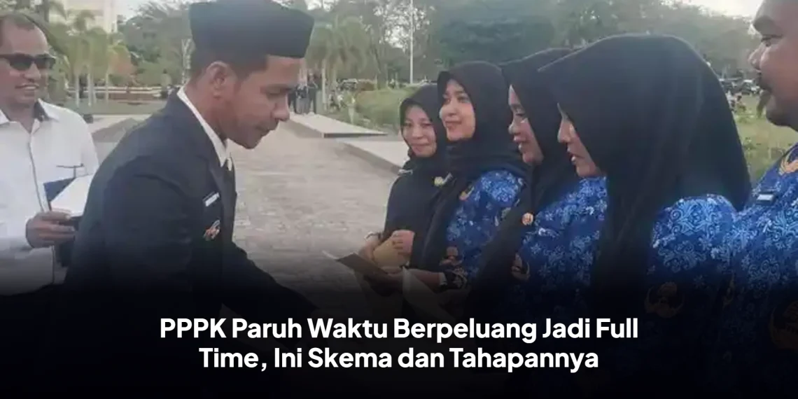 PPPK Paruh Waktu Berpeluang Jadi Full Time, Ini Skema dan Tahapannya