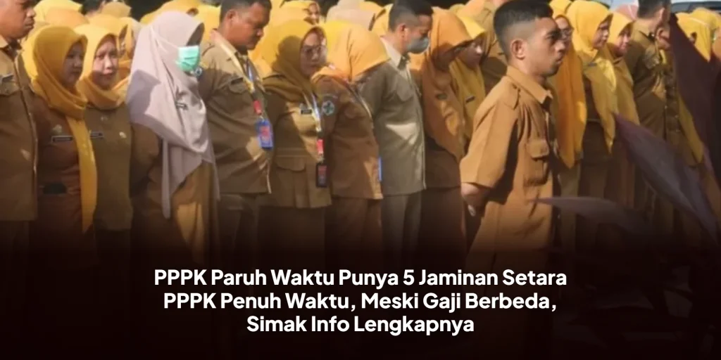 PPPK Paruh Waktu Punya 5 Jaminan Setara PPPK Penuh Waktu, Meski Gaji Berbeda, Simak Info Lengkapnya