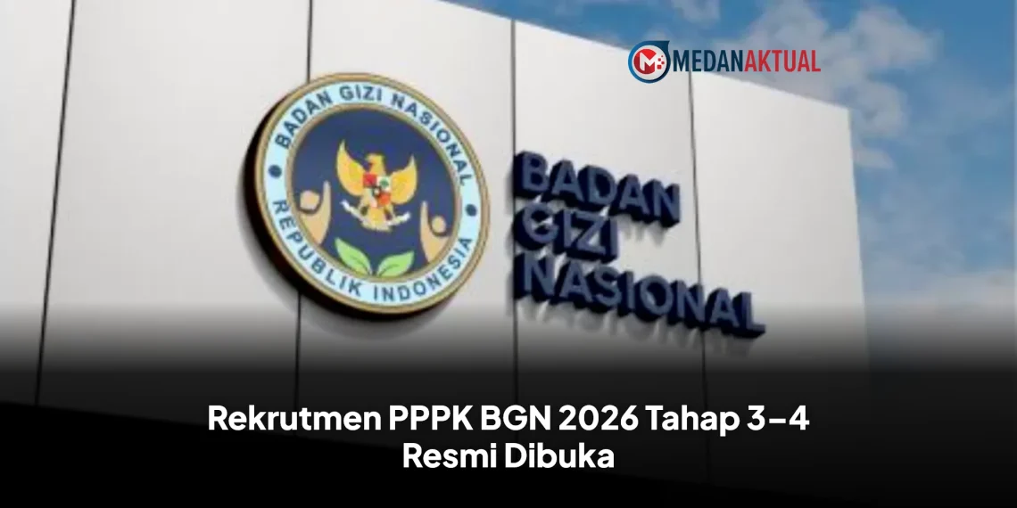 Rekrutmen PPPK BGN 2026 Tahap 3–4 Resmi Dibuka