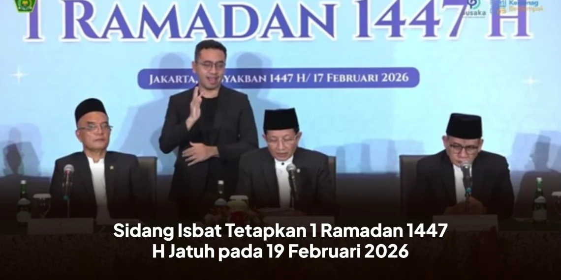 Sidang Isbat Tetapkan 1 Ramadan 1447 H Jatuh pada 19 Februari 2026