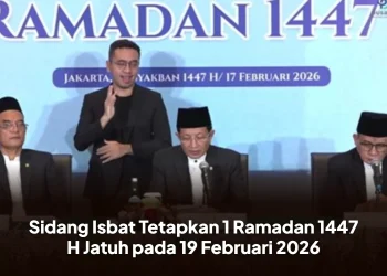 Sidang Isbat Tetapkan 1 Ramadan 1447 H Jatuh pada 19 Februari 2026