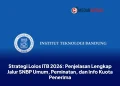 Strategi Lolos ITB 2026: Penjelasan Lengkap Jalur SNBP Umum, Peminatan, dan Info Kuota Penerima