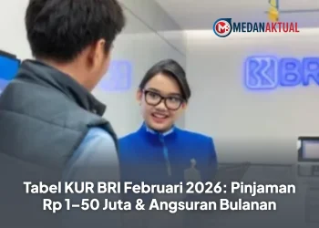 Tabel KUR BRI Februari 2026: Pinjaman Rp 1–50 Juta & Angsuran Bulanan