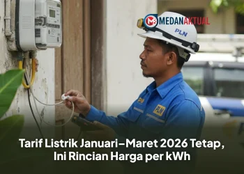 Tarif Listrik Januari–Maret 2026 Tetap, Ini Rincian Harga per kWh