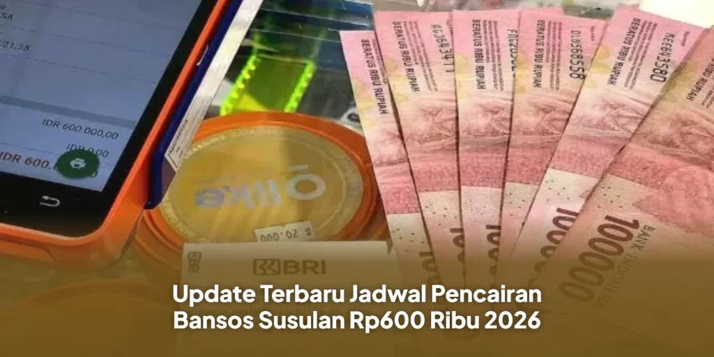 Update Terbaru Jadwal Pencairan Bansos Susulan Rp600 Ribu 2026