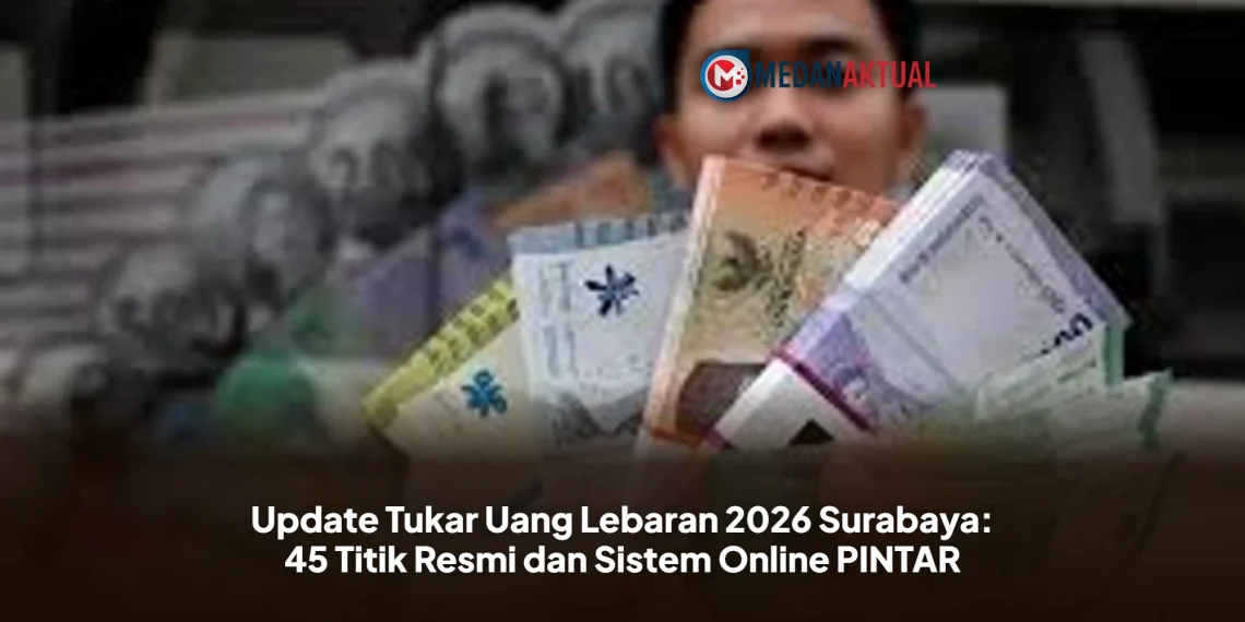 Update Tukar Uang Lebaran 2026 Surabaya: 45 Titik Resmi dan Sistem Online PINTAR