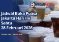 Jadwal Waktu Berbuka Puasa Jakarta Hari Ini Sabtu 28 Februari 2026
