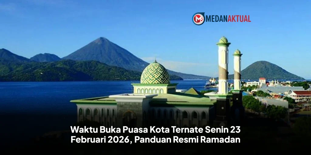 Waktu Buka Puasa Kota Ternate Senin 23 Februari 2026, Panduan Resmi Ramadan