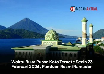 Waktu Buka Puasa Kota Ternate Senin 23 Februari 2026, Panduan Resmi Ramadan