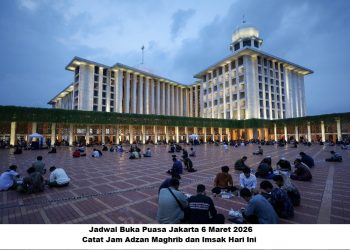Jadwal Buka Puasa Jakarta 6 Maret 2026: Catat Jam Adzan Maghrib dan Imsak Hari Ini