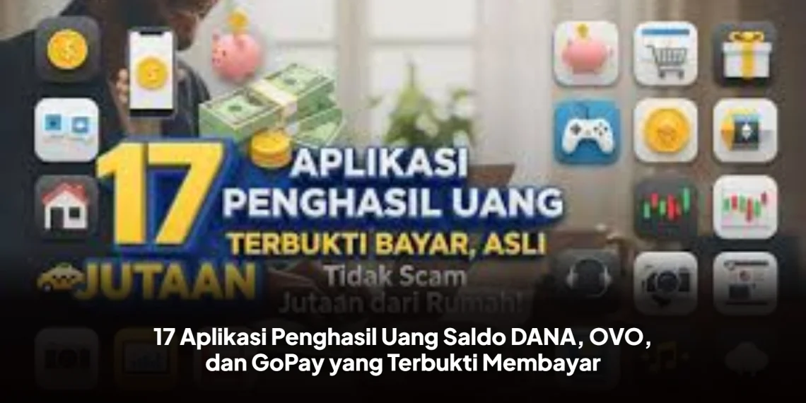 17 Aplikasi Penghasil Uang Saldo DANA, OVO, dan GoPay yang Terbukti Membayar