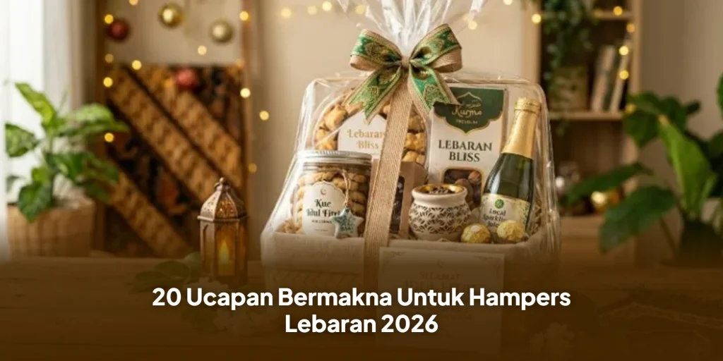 20 Ucapan Bermakna Untuk Hampers Lebaran 2026