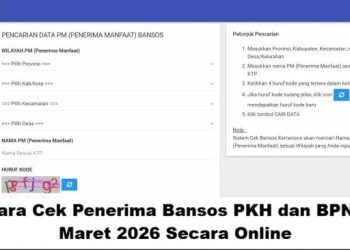 Cara Cek Penerima Bansos PKH dan BPNT Maret 2026 Secara Online