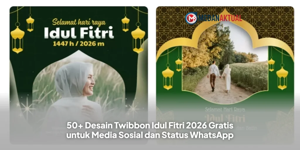 50+ Desain Twibbon Idul Fitri 2026 Gratis untuk Media Sosial dan Status WhatsApp