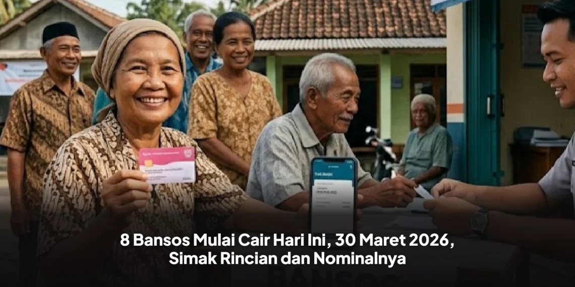 8 Bansos Mulai Cair Hari Ini, 30 Maret 2026, Simak Rincian dan Nominalnya