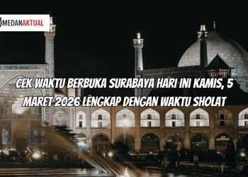 Cek Waktu Berbuka Surabaya Hari Ini Kamis, 5 Maret 2026 Lengkap dengan Waktu Sholat