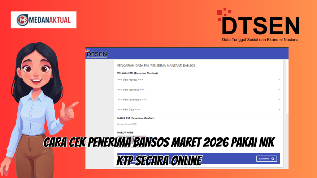 Cara Cek Penerima Bansos Maret 2026 Pakai NIK KTP Secara Online