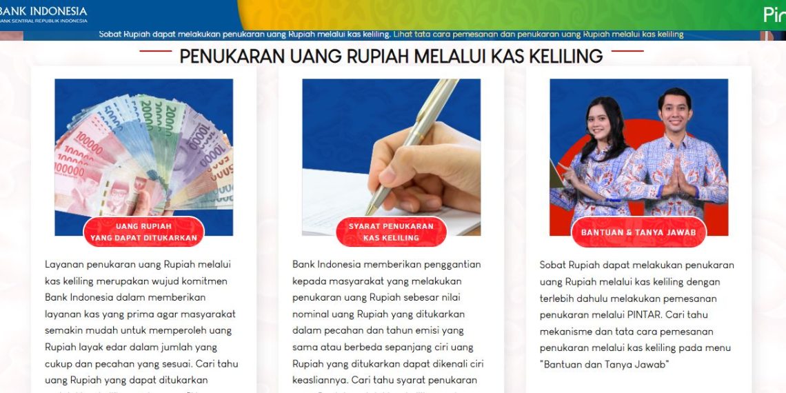 Cara Tukar Uang Baru 2026 Lewat PINTAR BI, Lengkap dengan Syarat Penukaran