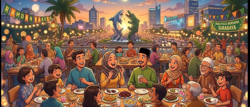 Jadwal Waktu Buka Puasa Ramadhan Hari Ini, Selasa, 3 Maret 2026 Untuk Kota Surabaya dan Sekitarnya