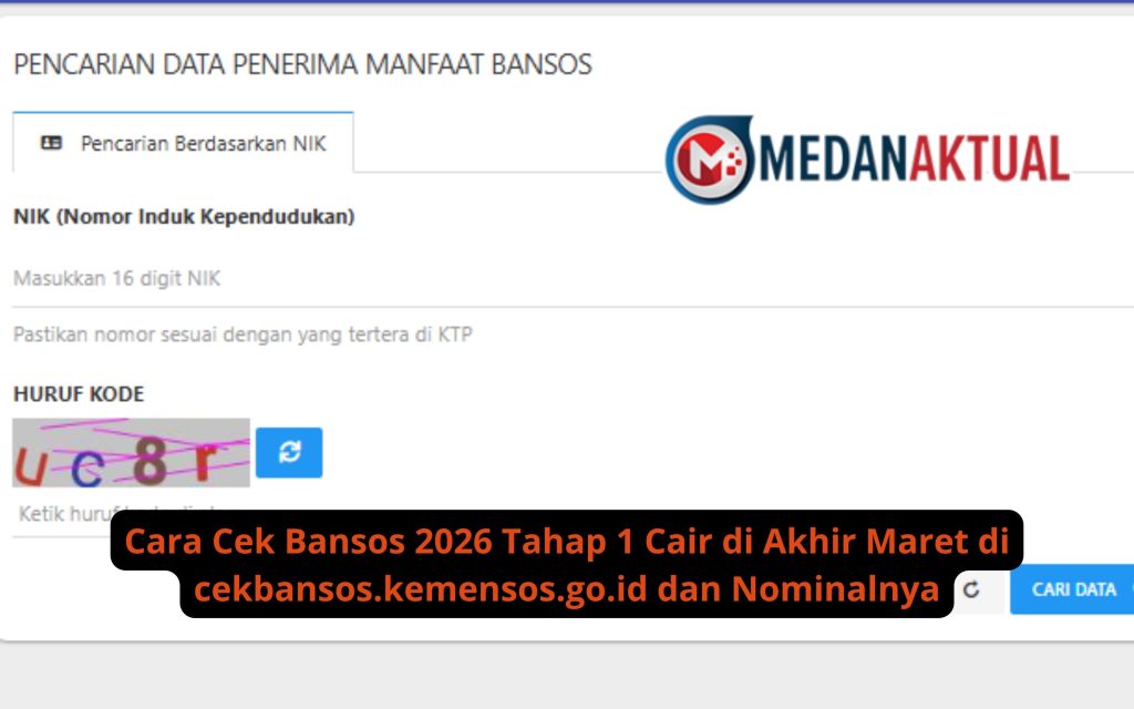 Cara Cek Bansos 2026 Tahap 1 Cair di Akhir Maret di cekbansos.kemensos.go.id dan Nominalnya