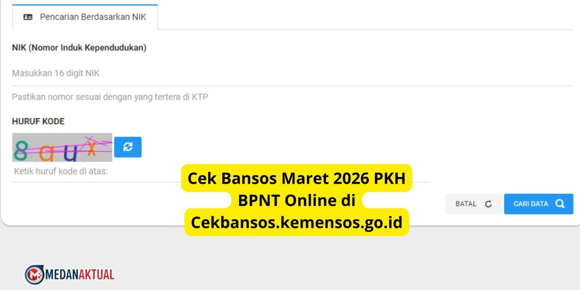 Cek Bansos Maret 2026 PKH BPNT Online di Cekbansos.kemensos.go.id