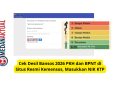 Cek Desil Bansos 2026 PKH dan BPNT di Situs Resmi Kemensos, Masukkan NIK KTP